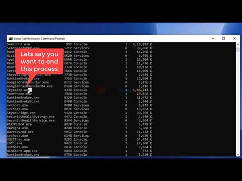 Video: How To End A Process From The Command Line