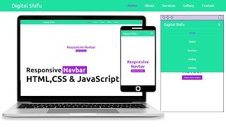 How to Design a Responsive Navigation Bar with HTML, CSS, and JavaScript