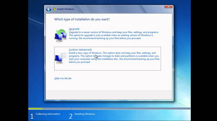 Downgrade Windows 8 to Windows 7