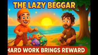 THE LAZY BEGGAR : Stories For Kids In English | Bedtime Stories For Kids