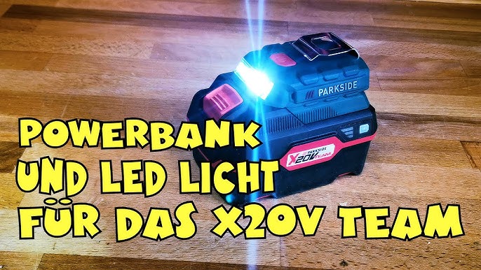 Lidl PARKSIDE 20V Akku LED Strahler PLSA 20 Li A1 - YouTube