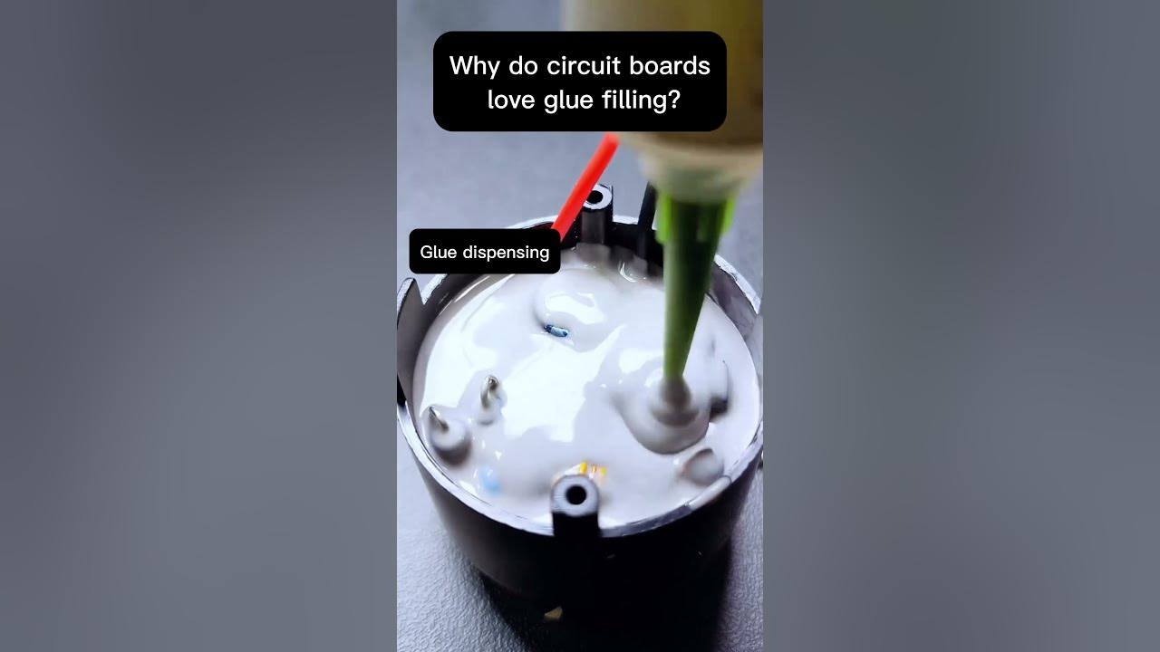 Why is the circuit board filled with glue? YouTube