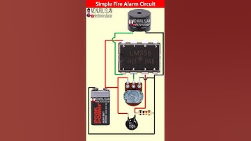 Simple Fire Alarm Circuit Using Thermistor & LM358 || How to Make Fire Detector Alarm || Fire Alarm
