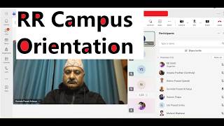RR Campus MA First Semester 2025 Batch Online orientation Program
