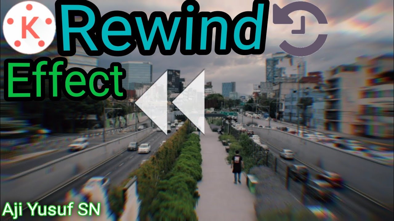 Cara edit video efek rewind (video mundur) hp android di Kinemaster