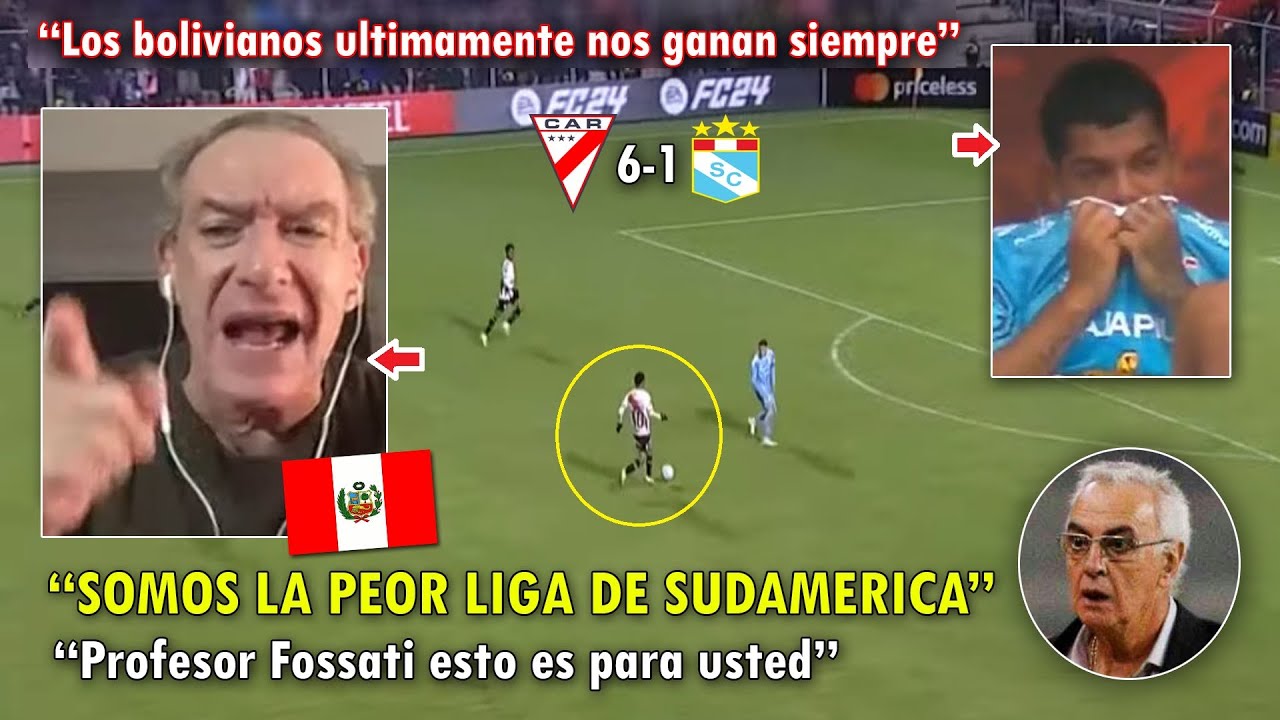 EDDIE FLEISCHMAN EXPLOTA con CRISTAL tras DERROTA |  SPORTING CRISTAL VS ALWAYS READY 6-1 HOY