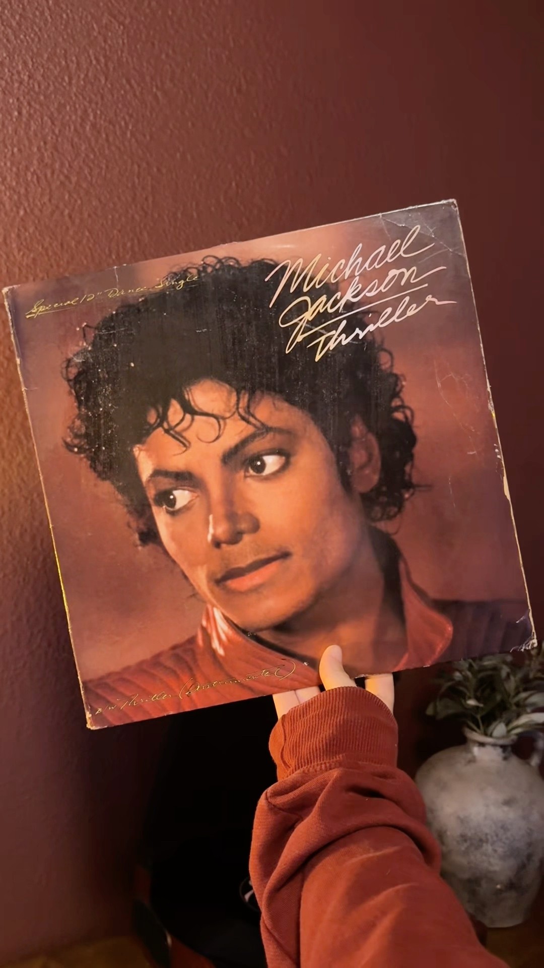 The original Michael Jackson Thriller Vinyl from the 1980s