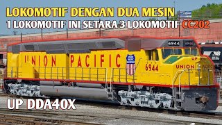 Lokomotif Diesel Terbesar Di Dunia Milik Union Pasifik RailRoad