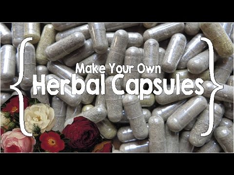 How to Make Herbal Capsules ║ Lower Bowel Formula │Healing at Home #4