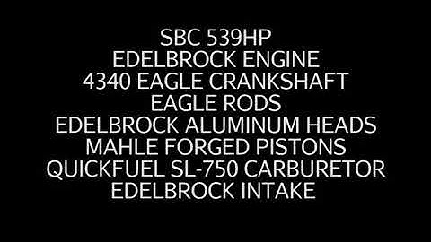 SBC 539HP 383 STROKER ENGINE DYNO RUN #3 FOR ALAN STRENTH BY WHITE PERFORMANCE AND MACHINE