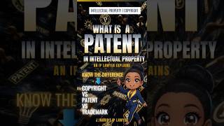 What's a Patent In Intellectual Property Law? Copyright vs Patent vs Trademark | IP Lawyer Explains