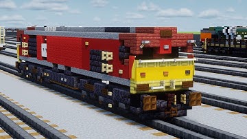 Minecraft DB Cargo UK Class 66 Train Tutorial