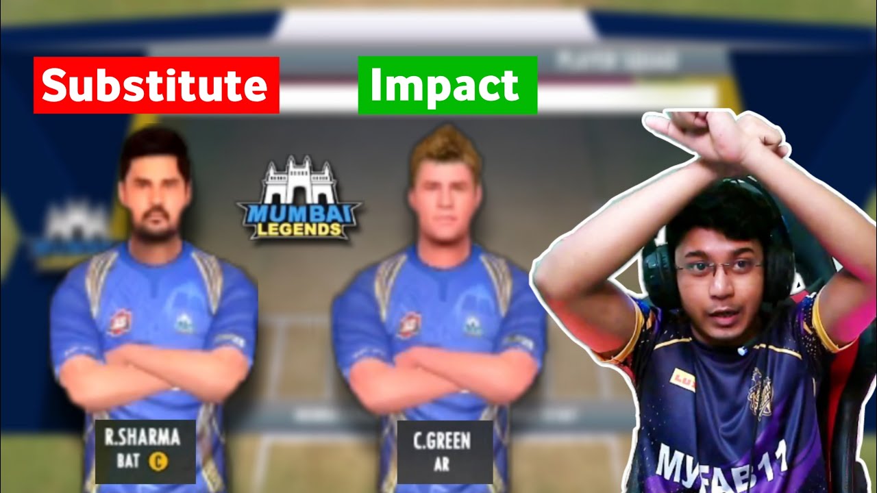 Impact & Substitute Player in IPL 2023 (Real Cricket™ 22) || OctaL ...