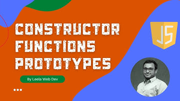 JavaScript Constructor Functions and its Prototypes inheritance in Object - ECMAScript