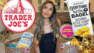TRADER JOES HAUL | New Everything But The Bagel Chips!