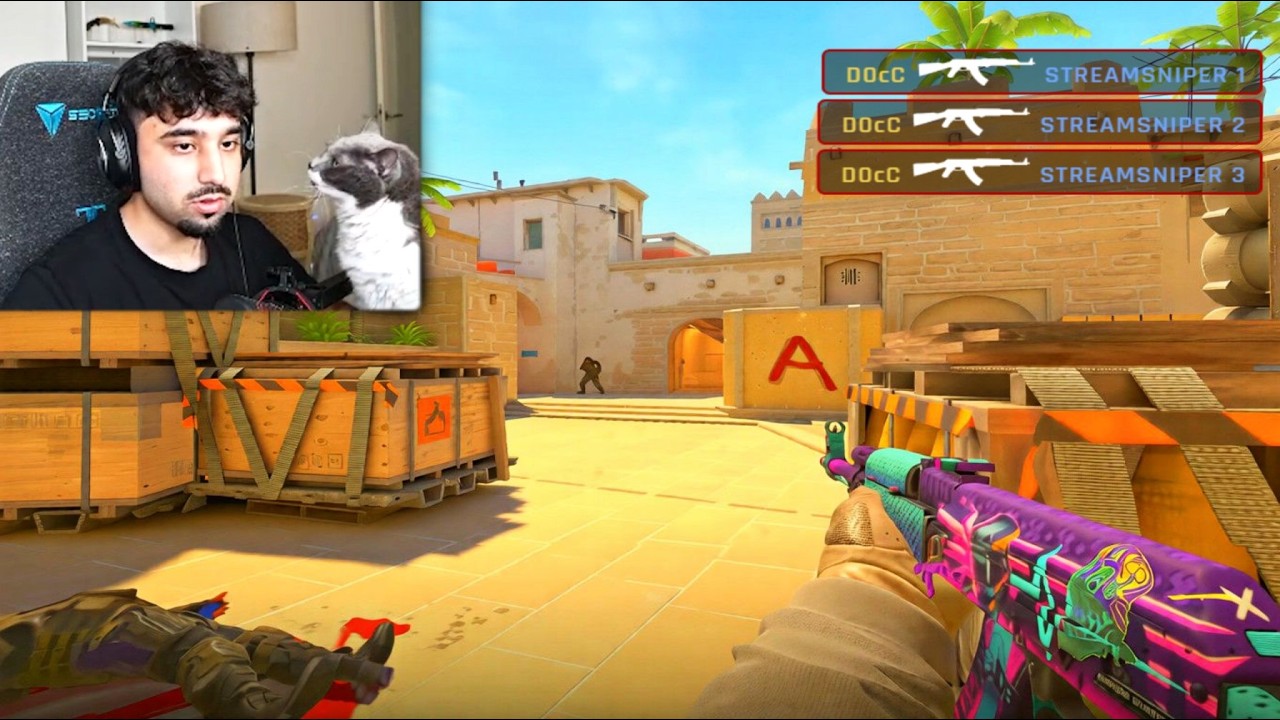 D0cC PLAYS GAME FULL OF STREAM SNIPERS...