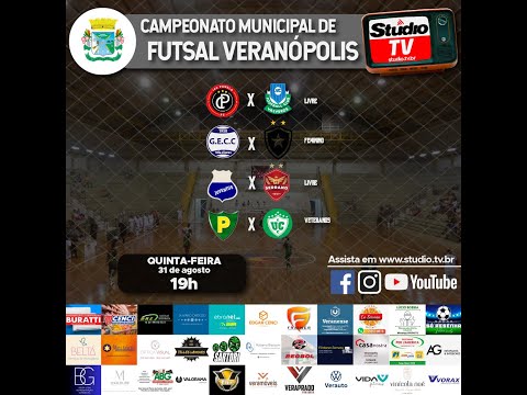 Campeonato Municipal de Futsal de Veranópolis 2023 | Ao Vivo | Studio TV