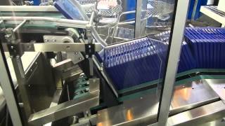 SST Security seal labeller applying 100 DVDs per minute