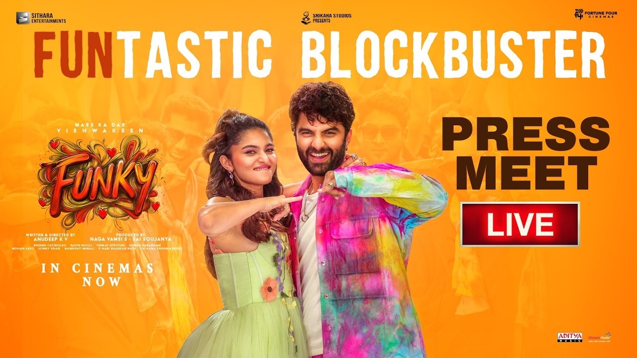 FUNKY Funstastic Blockbuster Press Meet LIVE | Vishwak Sen, Kayadu Lohar | Anudeep | Naga Vamsi