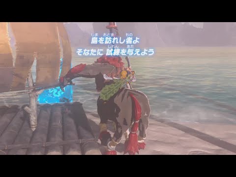 依頼を受けて、ライネルをサイハテノ島に連れて行ってみた