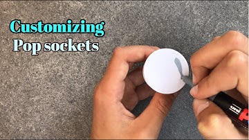 DIY CUSTOM POP SOCKETS! *Awesome results*
