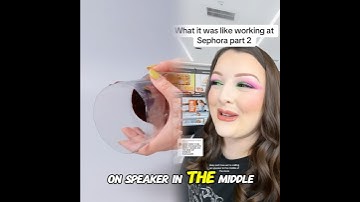 What it was like working at Sephora #pov #shorts #unzip