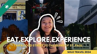 π²π΄ Macau 2024: Must-Visit Spots β Food, History, and Night Views!