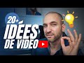   20 ides de vidos youtube   qui feront exploser ta chane en 2021 