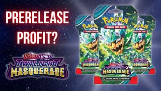 Can We Profit From Pokemon Card Prerelease Prices? Opening 10 Twilight Masquerade Packs!