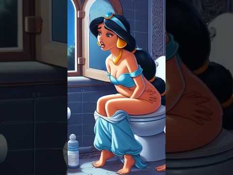 Princess diarrhea! 😫👑💩#ai #diarrhea #funny #viral #video #shorts #poop #disney #like #trending