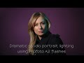 Creating dramatic studio lighting with Profoto A2 flashes