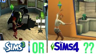 Sims 3 VS Sims 4