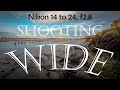 Shooting WIDE | Landscape Photography with the 14 to 24, f2.8 on the front of my D810. Lens Review.