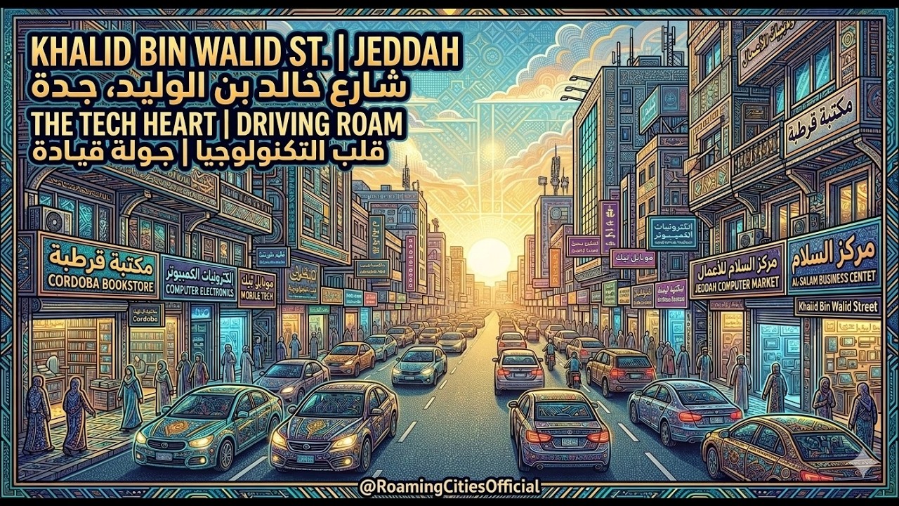 Jeddah Drive Tour: Khalid Bin Walid St. | جولة بالسيارة في جدة: شارع خالد بن الوليد