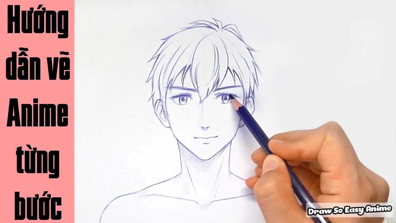 Hướng dẫn vẽ anime đơn giản từng bước | How to draw anime step by ...