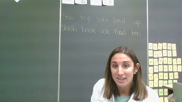 Fundations Unit 1, Week 1, Day 5, Part 1