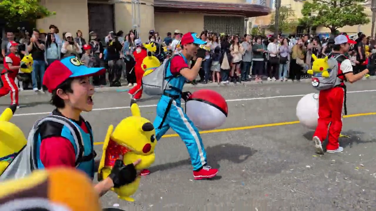 Universal studios Japan 25th anniversary parade Focused on Pikachu