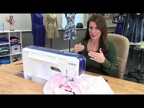 Neckline techniques for the Bella Top on It’s Sew Easy with Angela Wolf. (2103-2)
