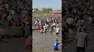 Peserta Memet Ikan Sudah Bergerak Turun  Walaun Belum Ada Aba Aba