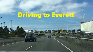 Driving to Everett from Tacoma