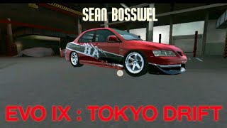 Car Parking Multiplayer : How to make Sean's Evo IX : Tokyo Drift [HD]