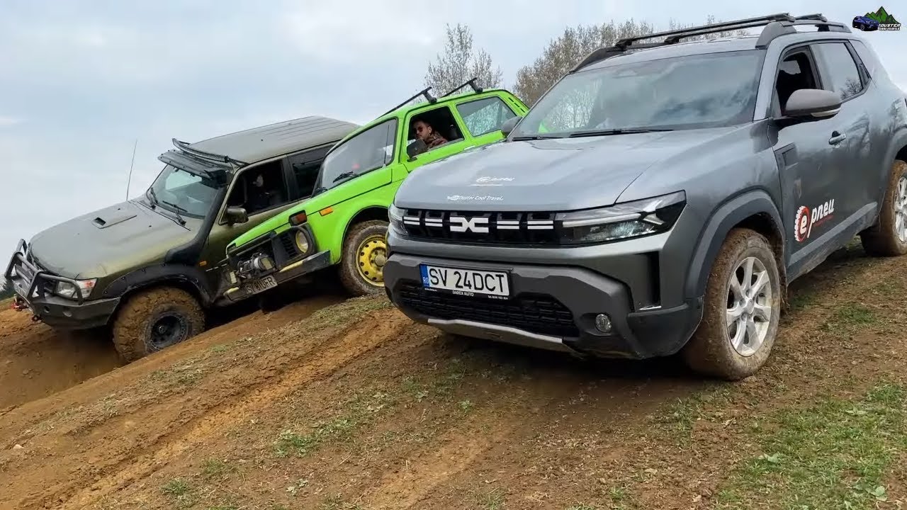 Dacia Duster Vs Lada Niva Vs Nissan Patrol Mud Off Road