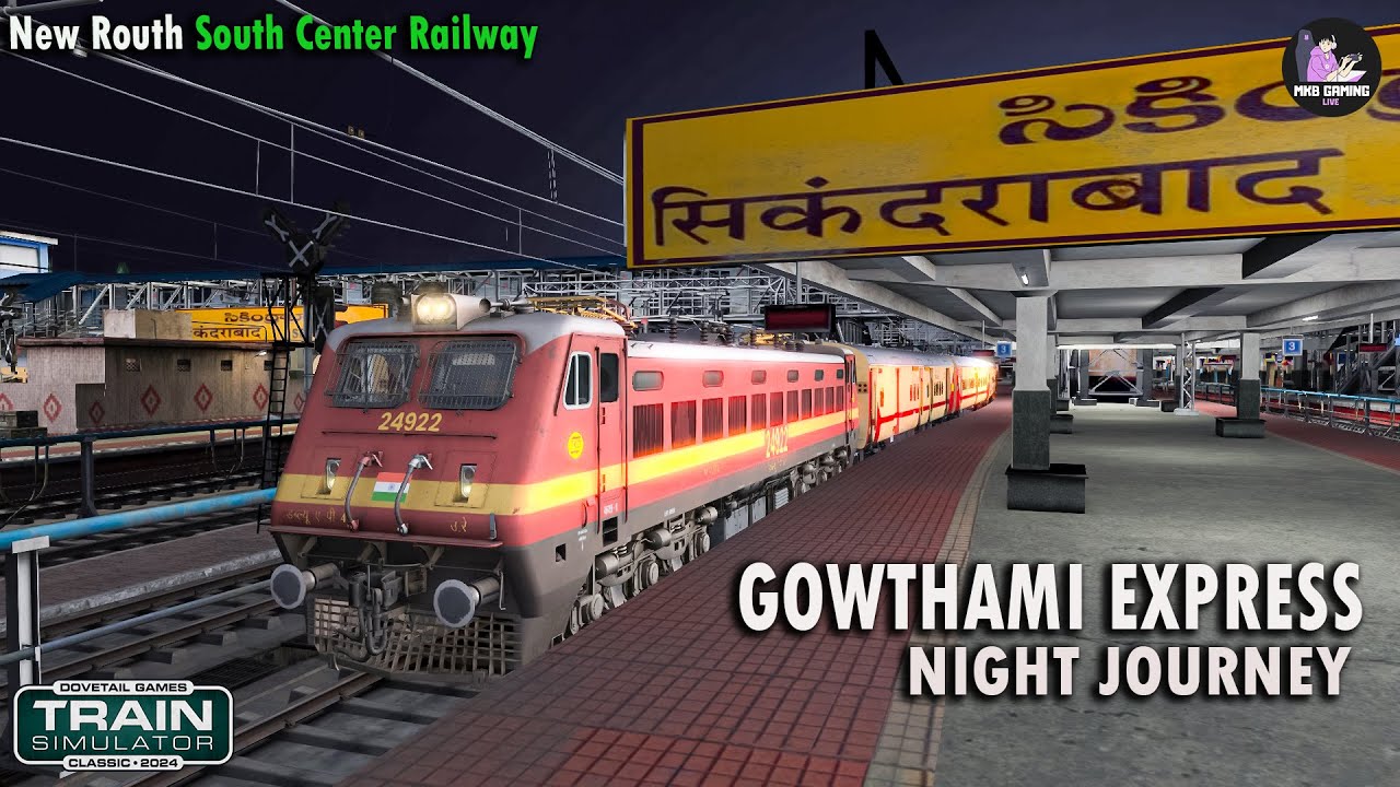 New Routh SCR Guys |GOWTHAMI EXPRESS  | So Real stick Day Journey |WaP4 Loco Hold | Icf Cocah |