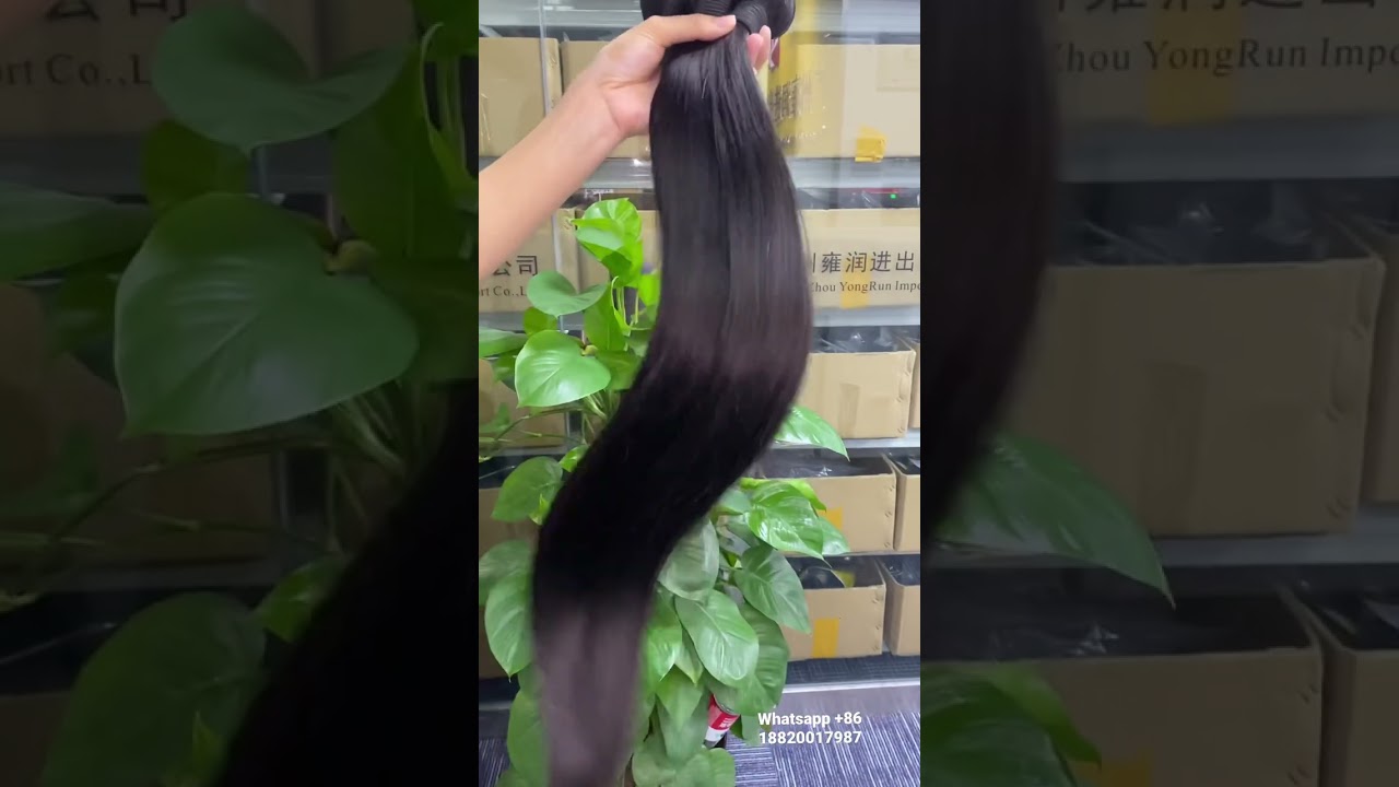 Straight Virgin Human Hair Bundles 10A Grade
