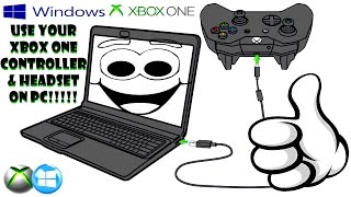 XBnPC - "How to" - Use Your Xbox One Controller & Headset on PC!!! Xbox One Controller Drivers!!
