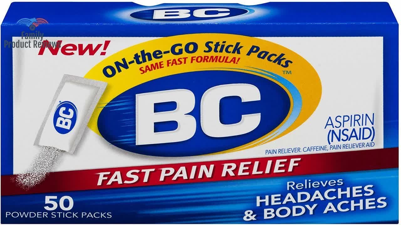 BC Powder Fast Pain Relief Aspirin nsaid & Caffeine 50 Count YouTube