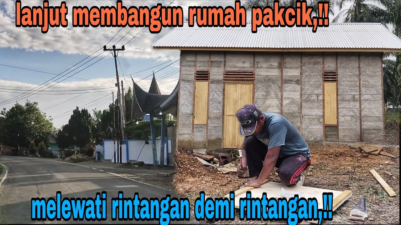INDAH NYA JALAN MENUJU RUMAH PAKCIK, BANYAK RINTANGAN DI LALUI,!! 