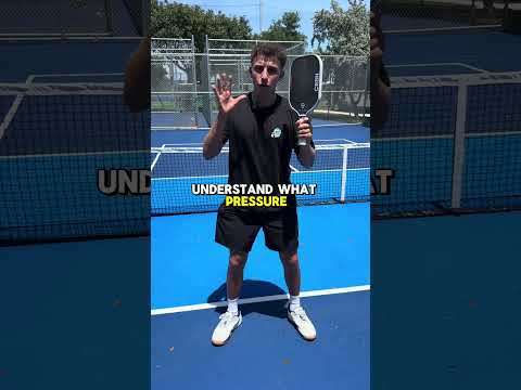 How to deal with pressure in a pickleball match! #pickleball #pickleballtips