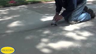 How to resurface cracked concrete with BRICKFORM Overlay