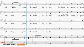 When Praise Demands A Sacrifice - Accompaniment